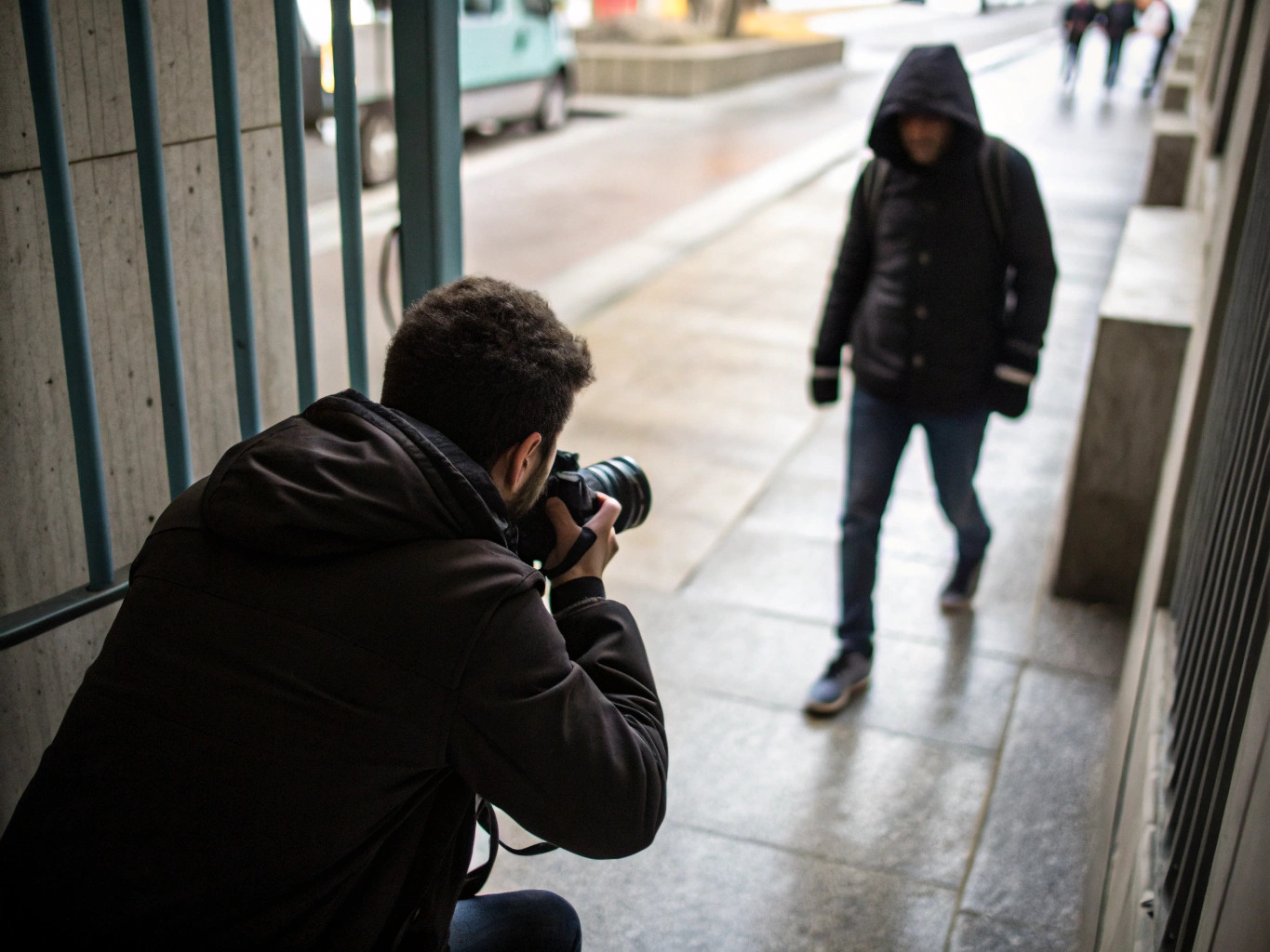 Установим наружное наблюдение за объектом